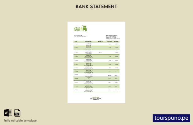 listo para imprimir plantilla de word   extracto bancario del Palau Bank of Guam
